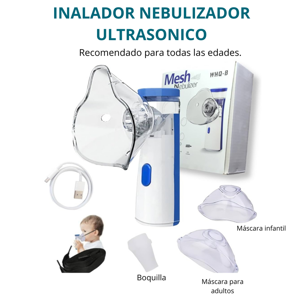 Nebulizador Portátil Para Adultos Y Niño