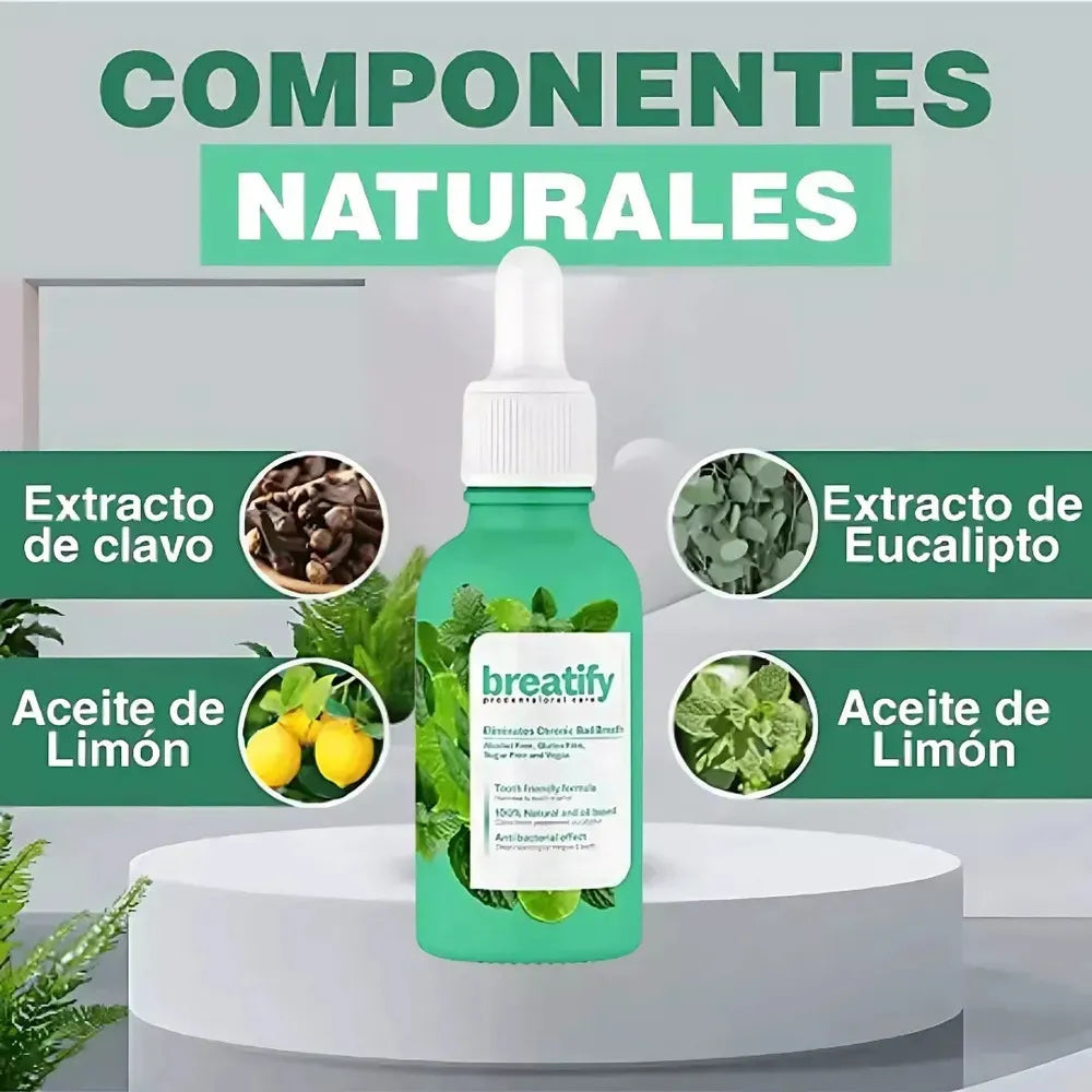 "BREATIFY" GOTAS CONTRA EL MAL ALIENTO