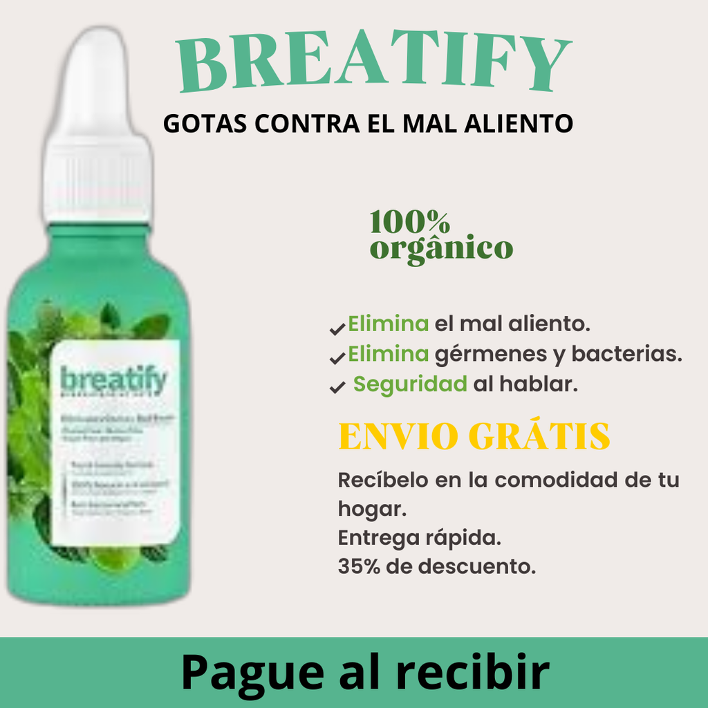"BREATIFY" GOTAS CONTRA EL MAL ALIENTO
